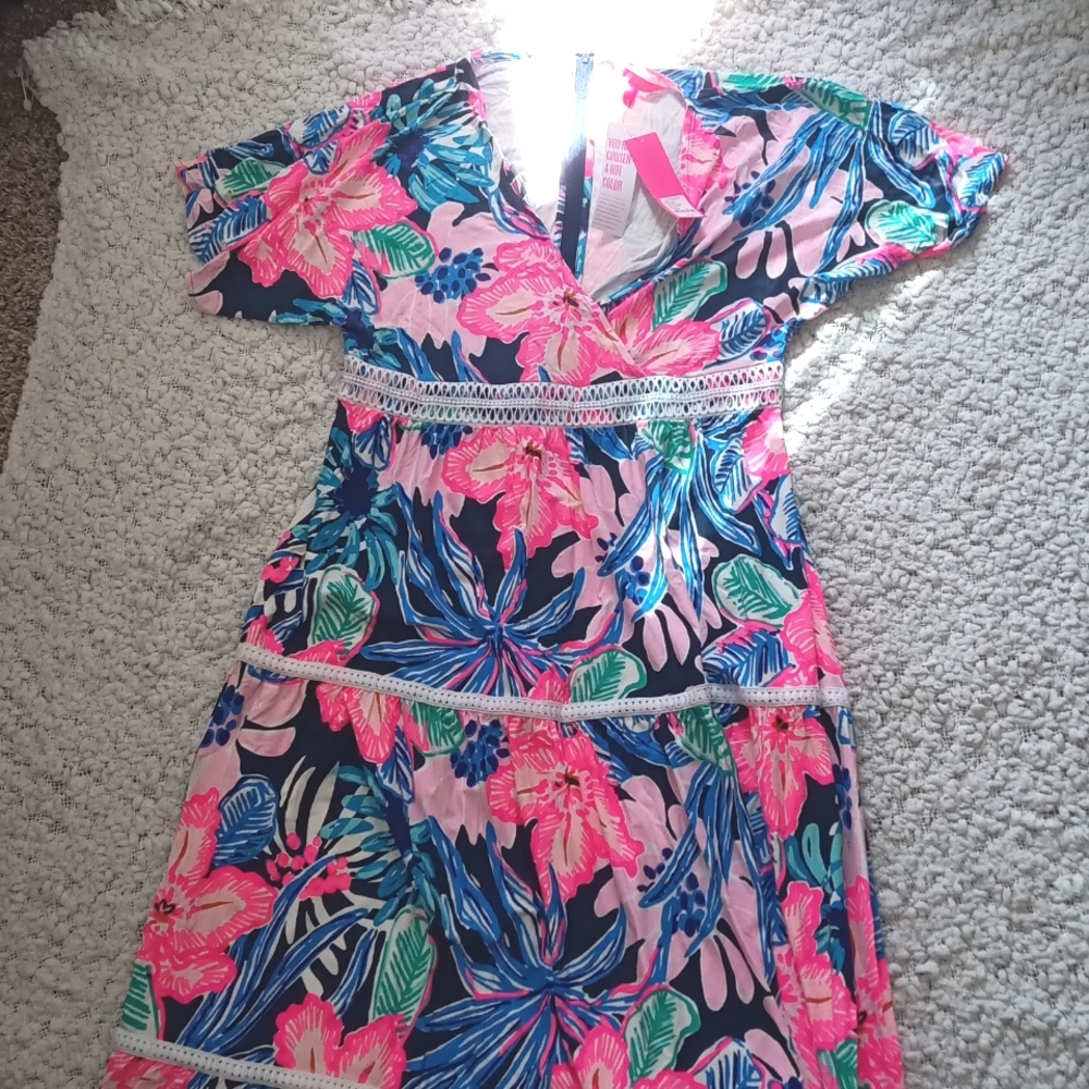 NWT Lilly Pulitzer sz 14 Maribella Maxi Dress